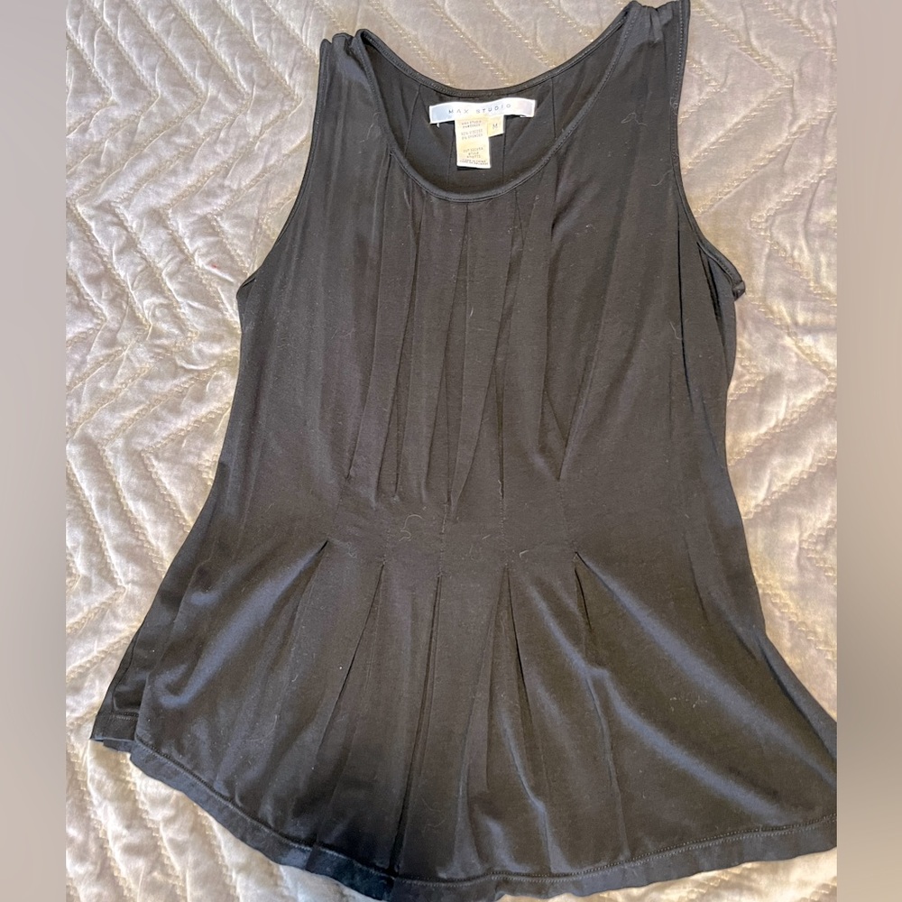 MAX STUDIO | Pleated Tank Top